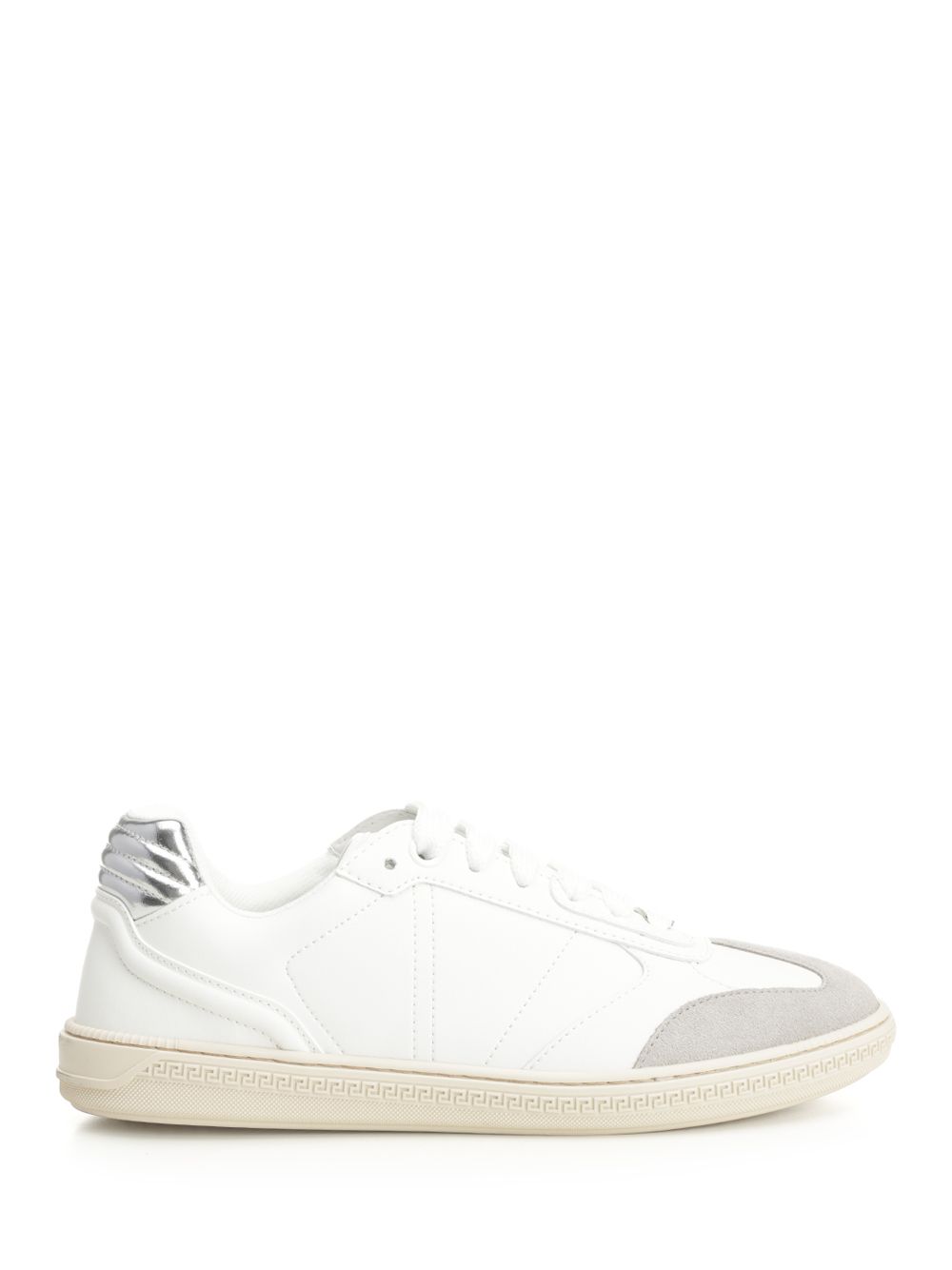 Versace Greca Court Sneakers - White | 6c9aa3ab467e8727929647df49fa2d59eb9801c1