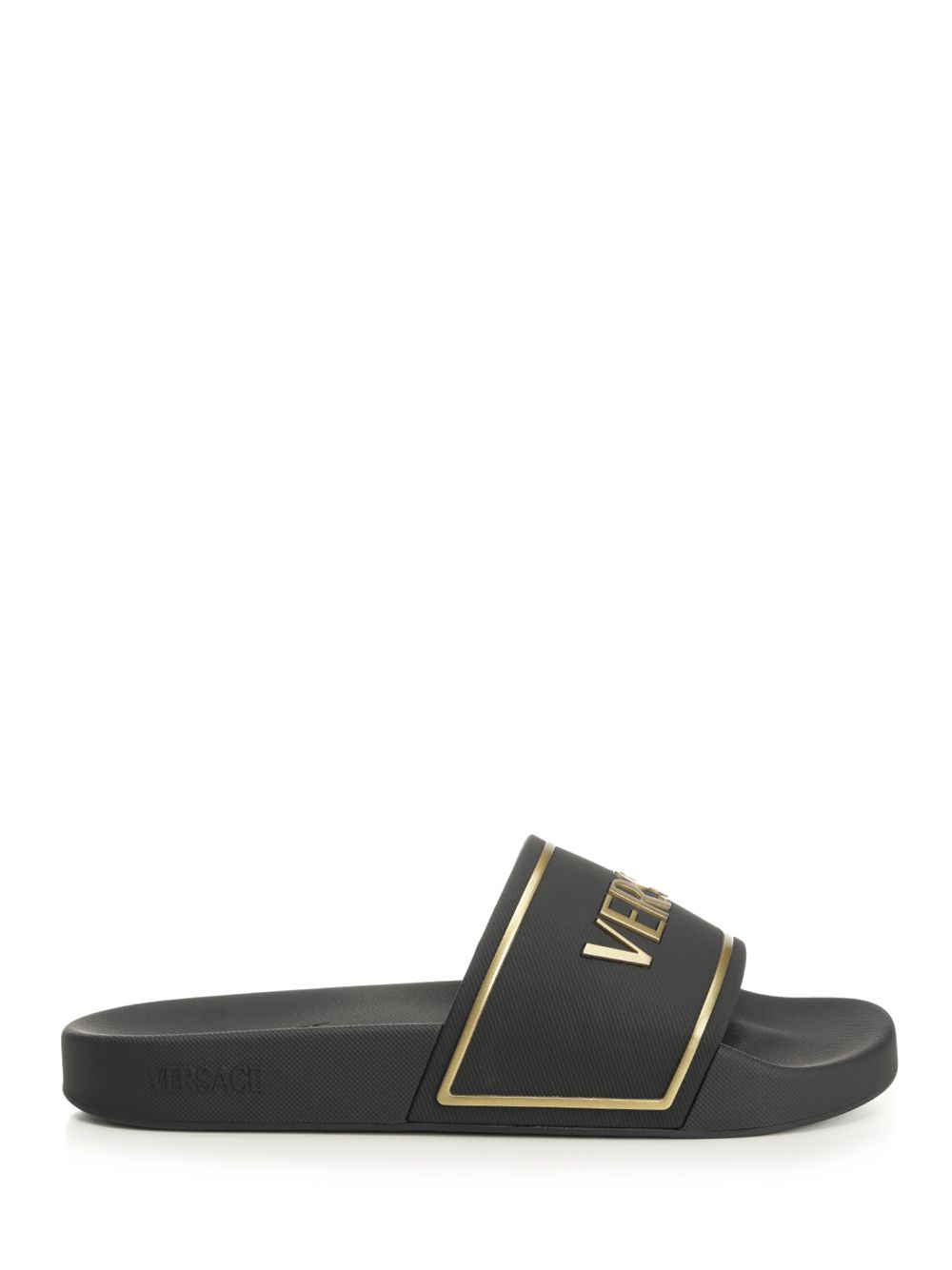 Versace Rubber Slides Scarpe basse - Black | 011e782e8e2a121ba3fe64a059bab194ba2581c6