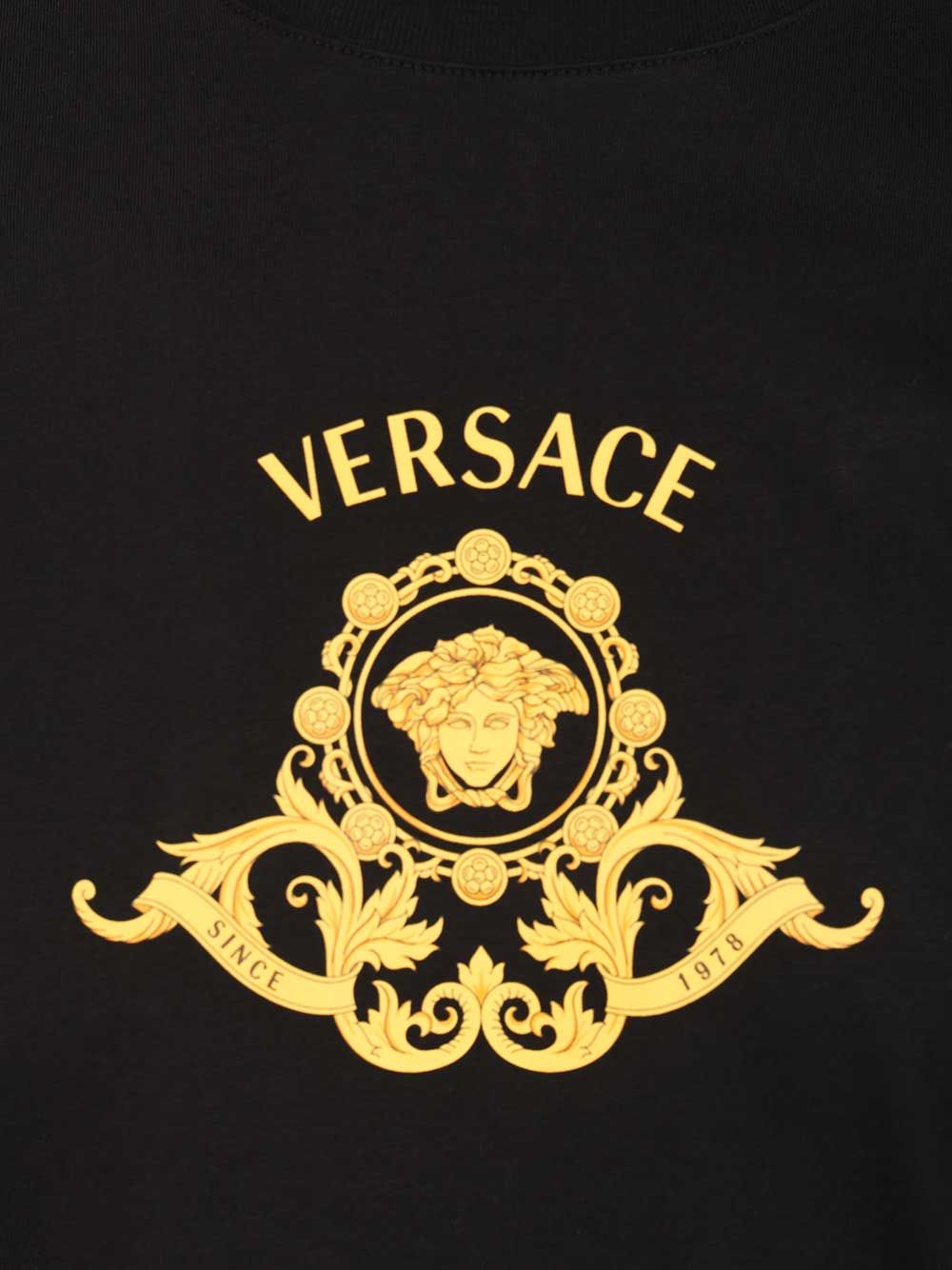 Versace Cotton T-Shirt - Black | c171fb6eb1e85c6bf66667cf17a2f0a2c81c3f4a