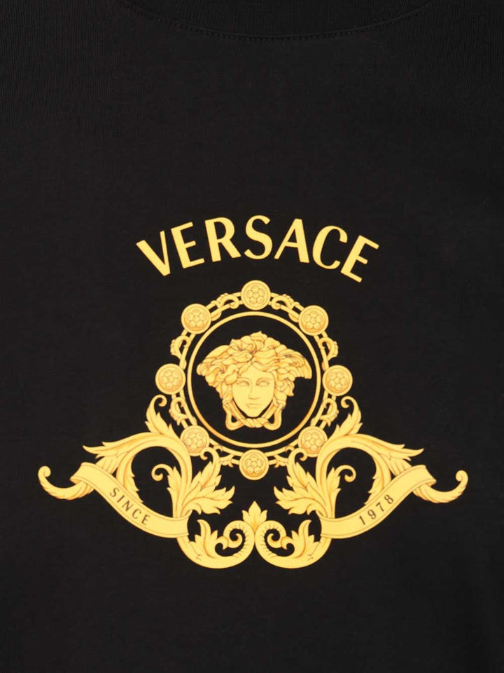 Versace Cotton T-Shirt - Black | c171fb6eb1e85c6bf66667cf17a2f0a2c81c3f4a