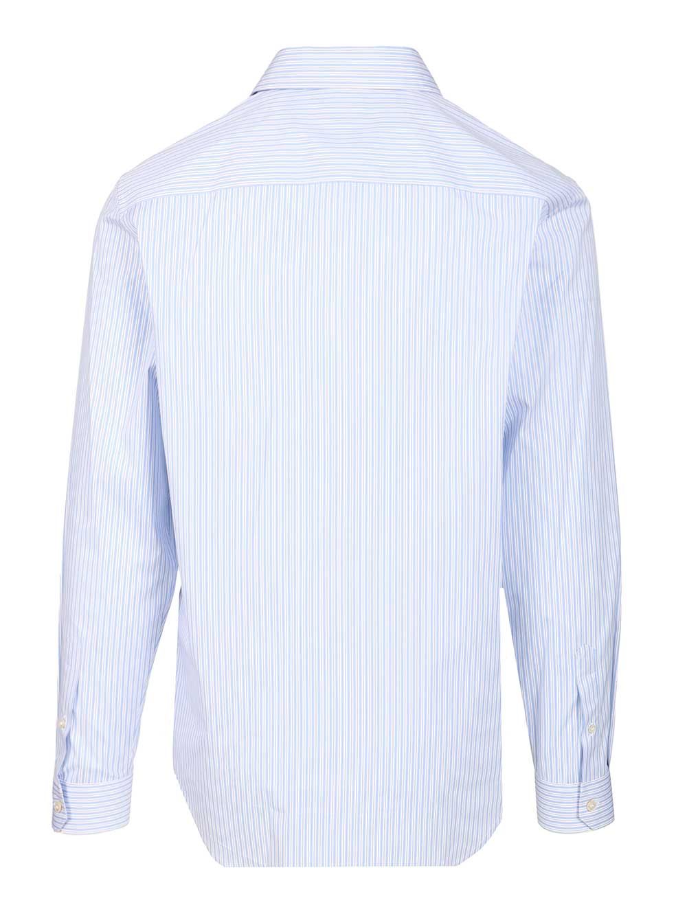 Versace Slim Fit Shirt Shirts - Light blue | a7091fb5fc74125a8fc9871a39f0c5c5d2ebcc97
