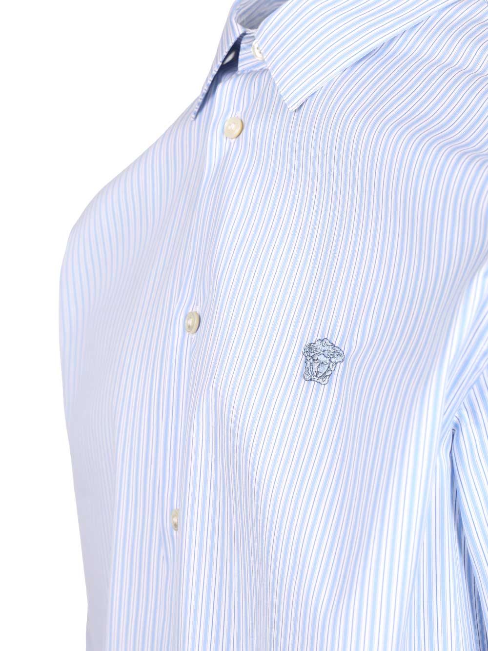 Versace Slim Fit Shirt Shirts - Light blue | 11ec3c3d5a09b7c87fa9700036ad9fa809d32417