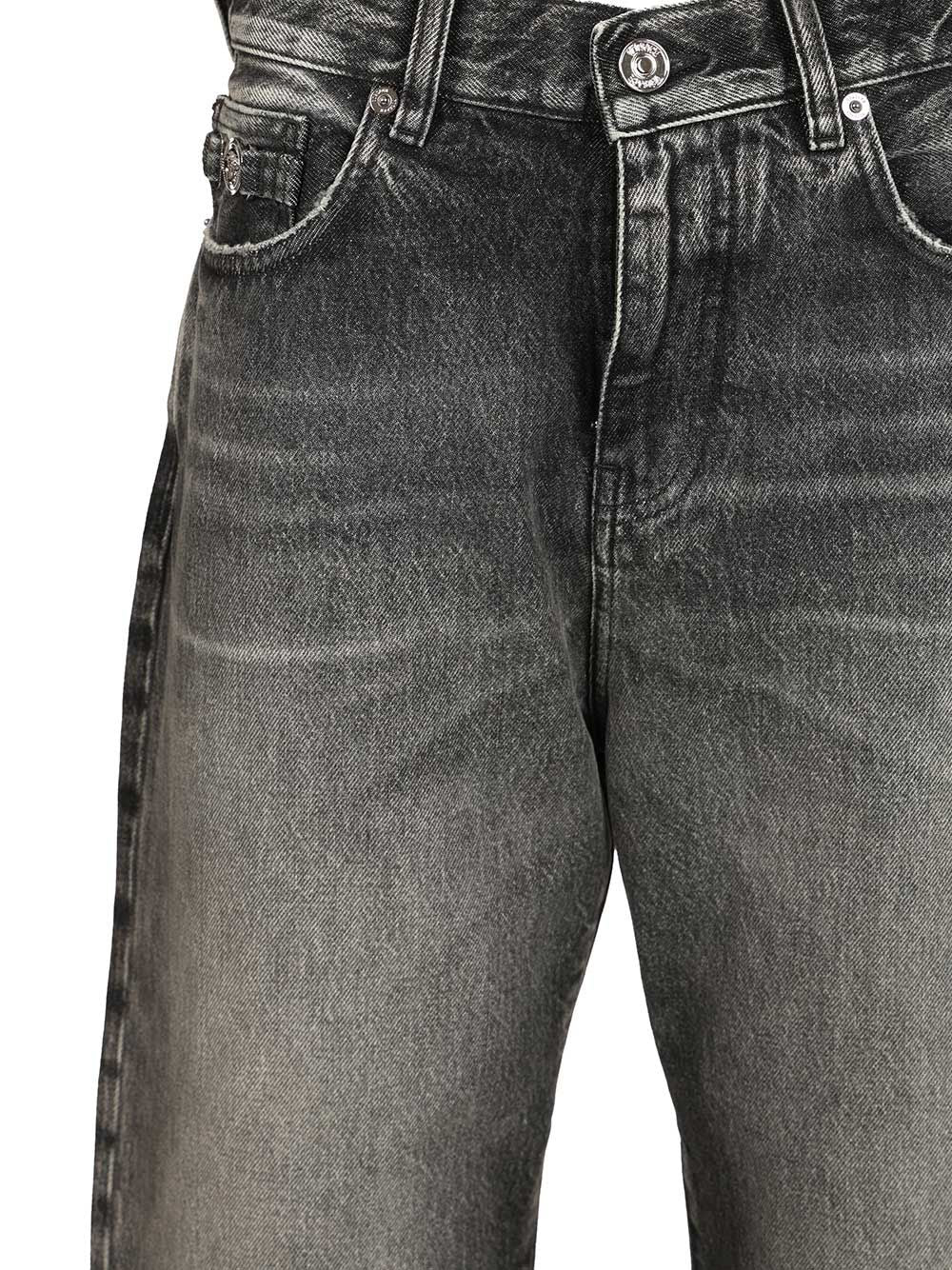 Versace Loose Jeans - Grey | 5c54a126d838cc6931a28f023926047d86981bc1