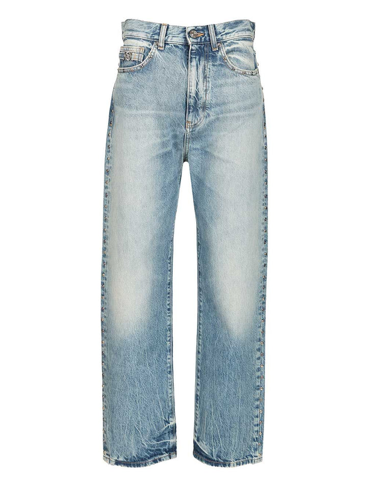 Versace Pencil Jeans - Light blue | 4e0c20fe7d610521876f13cfaad23e1e9056f628