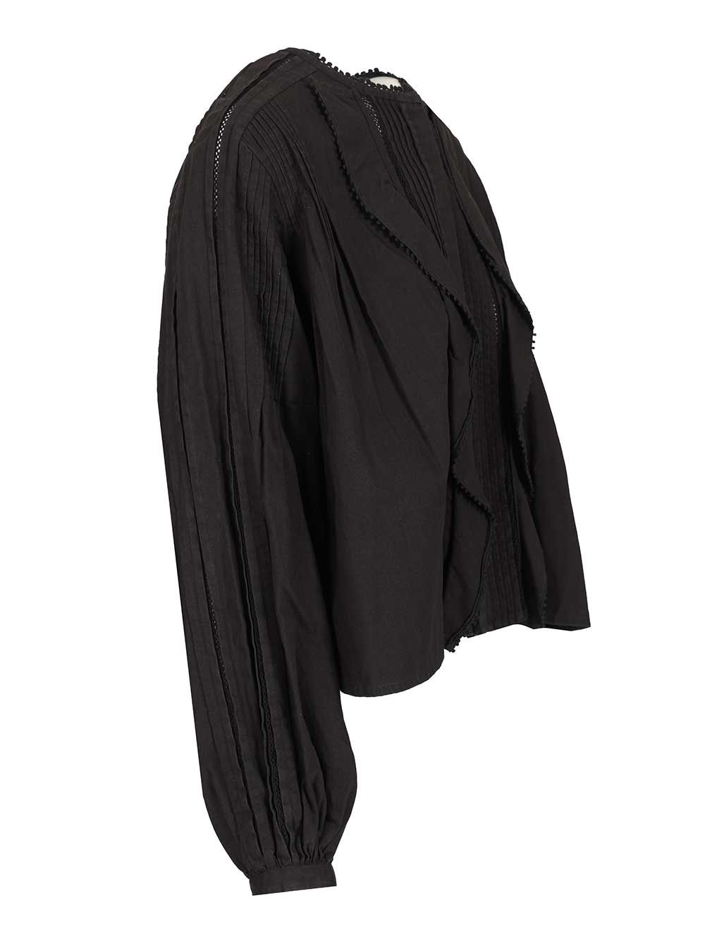 Isabel Marant Cubraly Shirts - Black | 3b3496e7ead336ee932f1e788c24fd12c3ee34cc