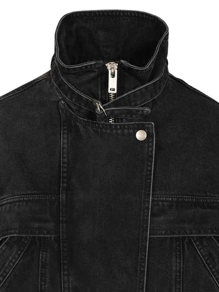 Marant Etoile Joseline Jackets - Black | 985d364d5b99afdbf308debac1403e48643d7f2e