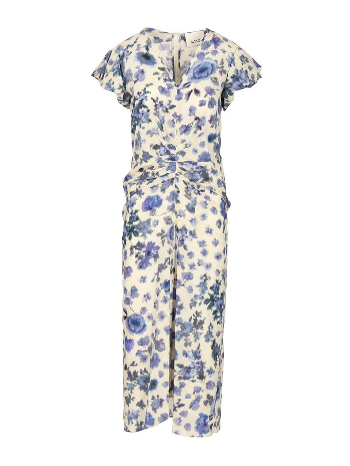 Isabel Marant Printed Midi Dress Dresses - Blue | cc33edef43fab2d0174fd0ff59ce2f91a78d64aa