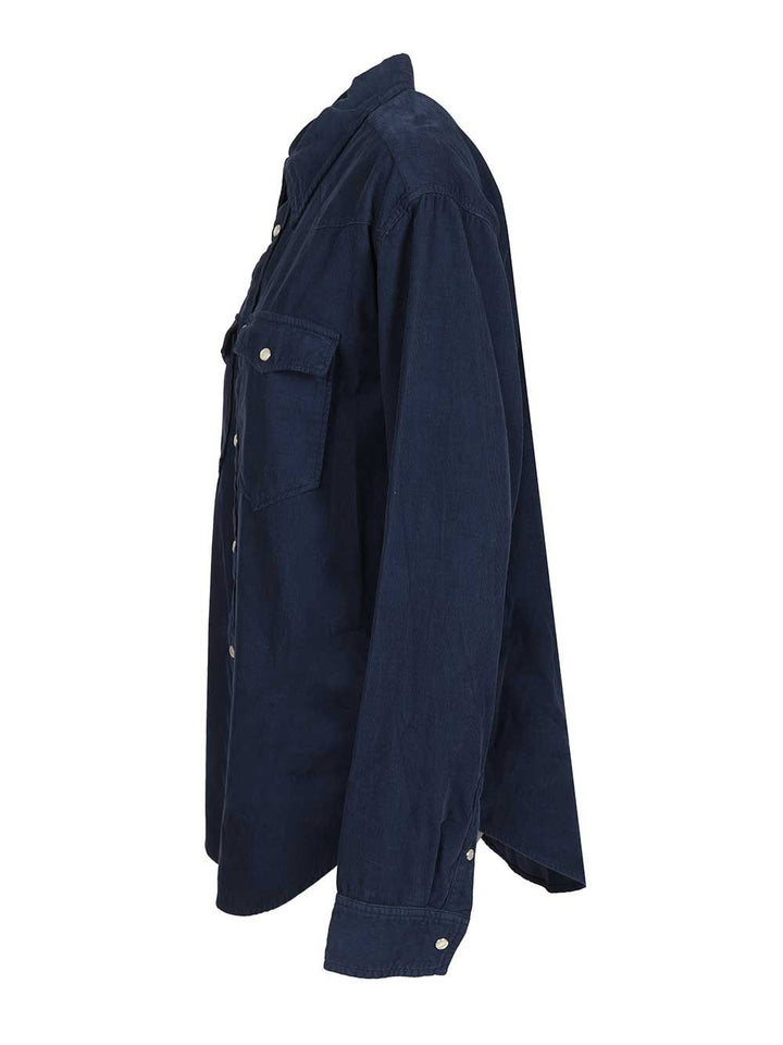 Marant Vasco Shirts - Blue | c43777ca5305e1172a8536e6a8f3243d79a90d15