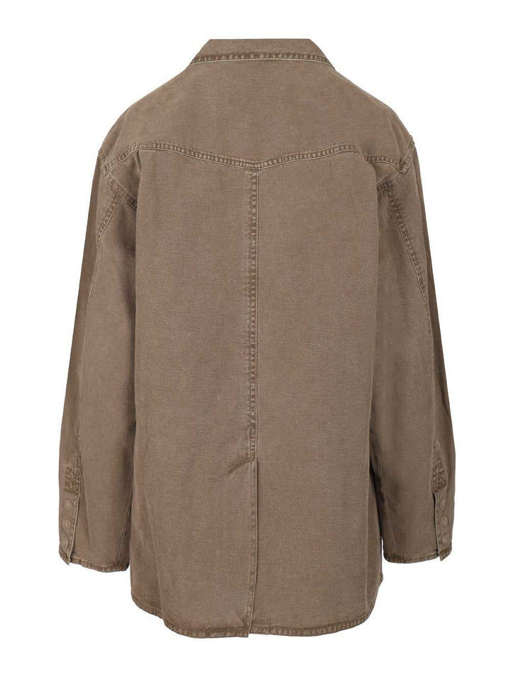 Marant Etoile Nevala Jackets - Brown | daf25e5bc8f5355414620e004983dec18d3ac20f
