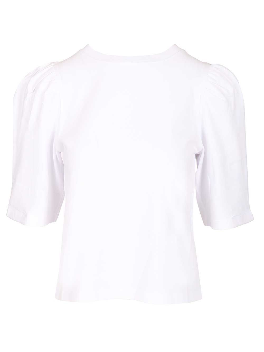 Isabel Marant Puffed Sleeve T-Shirt - White | 17093321796a243a00d92437f528c930c9cbd40b
