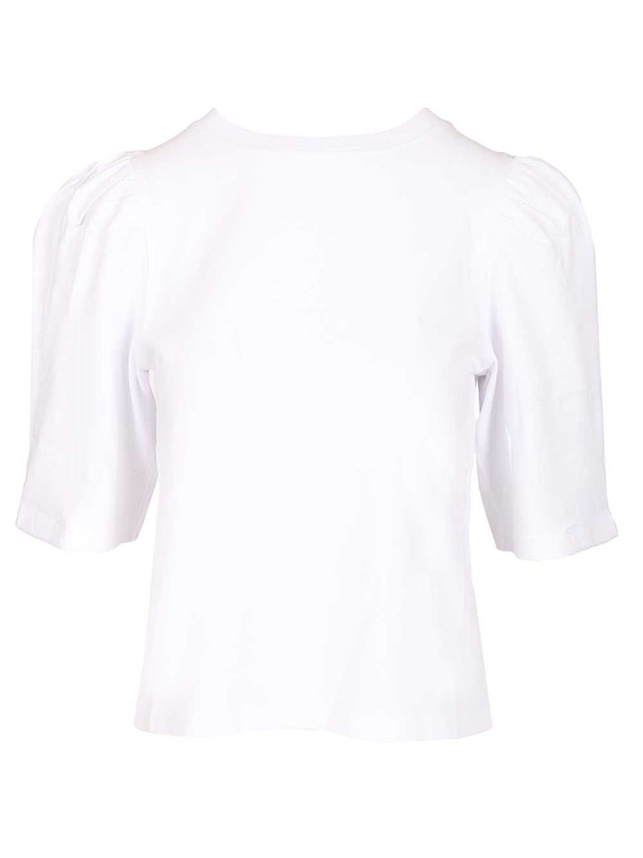 Isabel Marant Puffed Sleeve T-Shirt - White | 17093321796a243a00d92437f528c930c9cbd40b
