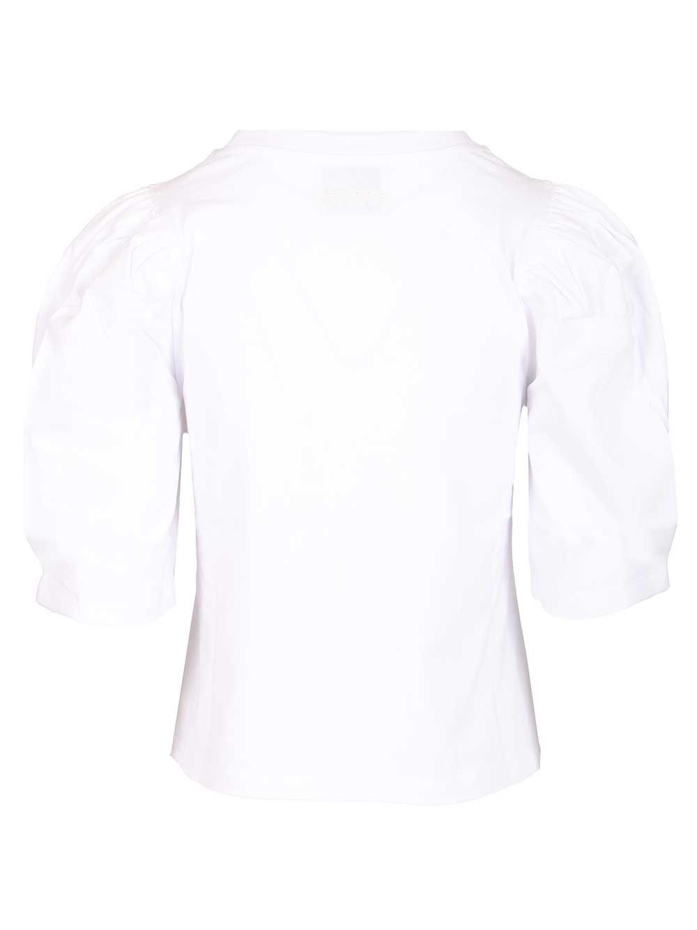 Isabel Marant Puffed Sleeve T-Shirt - White | 33ce27a4ea8dc832ff2dc03c2e4f5aea01a7dec0