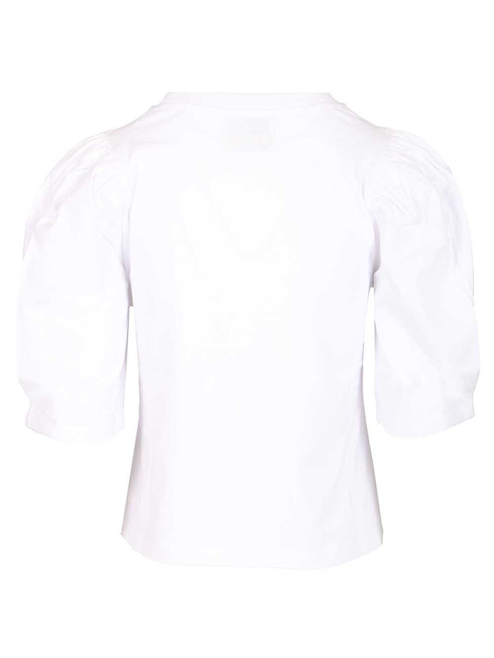 Isabel Marant Puffed Sleeve T-Shirt - White | 33ce27a4ea8dc832ff2dc03c2e4f5aea01a7dec0