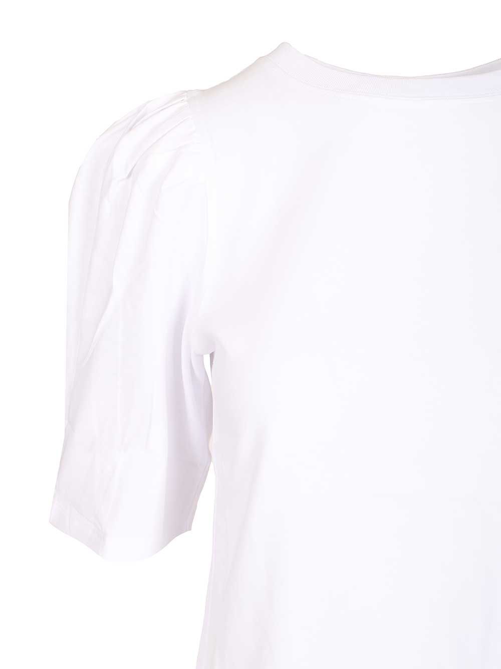 Isabel Marant Puffed Sleeve T-Shirt - White | 0602a37eac630d73873924ff5587cd2620068dbb