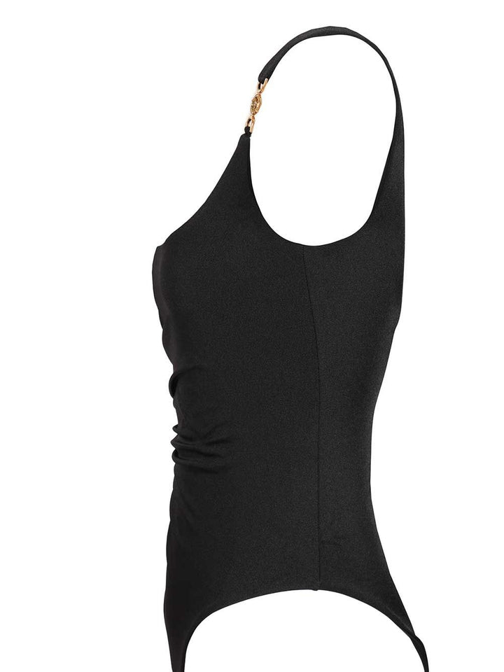 Versace Lycra One-Piece Swimsuit Swimwear - Black | 4644c4ad3a2c9b0b236bc142ef8c3069195f4f43