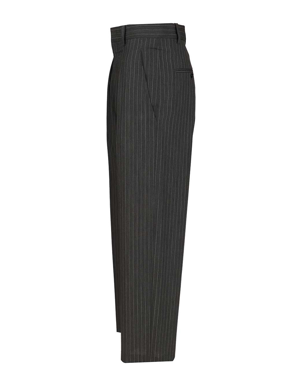 Isabel Marant Regular Fit Pant Suit Trousers - Grey | 29be29775f6583aeb931dad52b92fda4706cf3b7