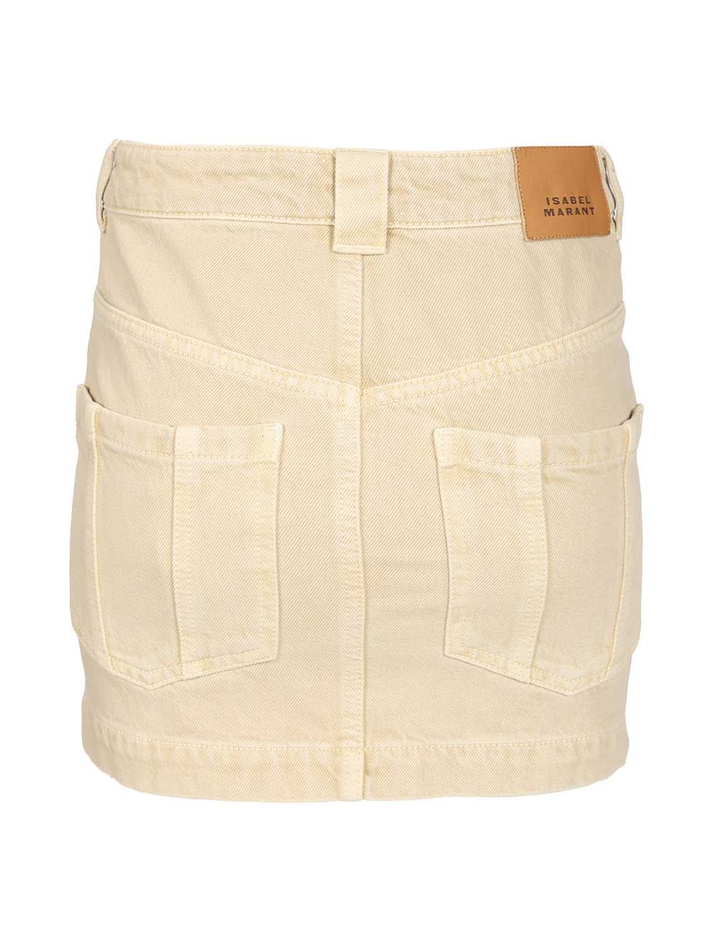 Marant Etoile Juana-Ga Skirts - Beige | e55ed53c707dfd3041042f3142c1eba4122b396e