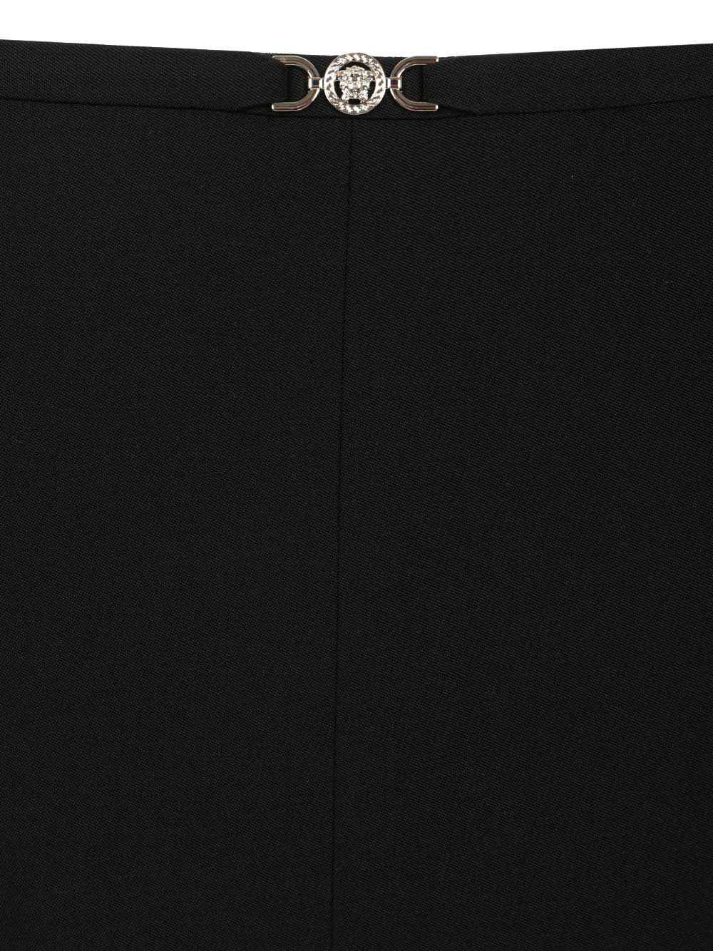 Versace Skirt Responsible Wool Grain Di Poudre Softer Hand Skirts - Black | b5244de0c8f2d35ab01d09332ebd527917598f40