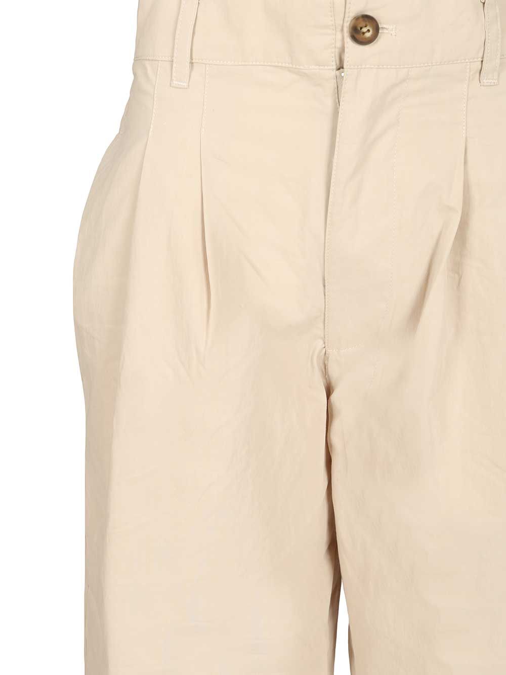 Marant Yostin Trousers - Beige | 435441df86a4e854c030362a32e347ec0d45ac40