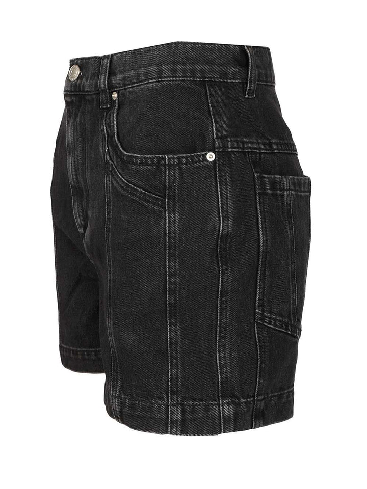 Marant Etoile Joely-Ga Shorts Trousers - Black | fc0c859d6cfe3a0bec35028ab19fe4dcc54b5898