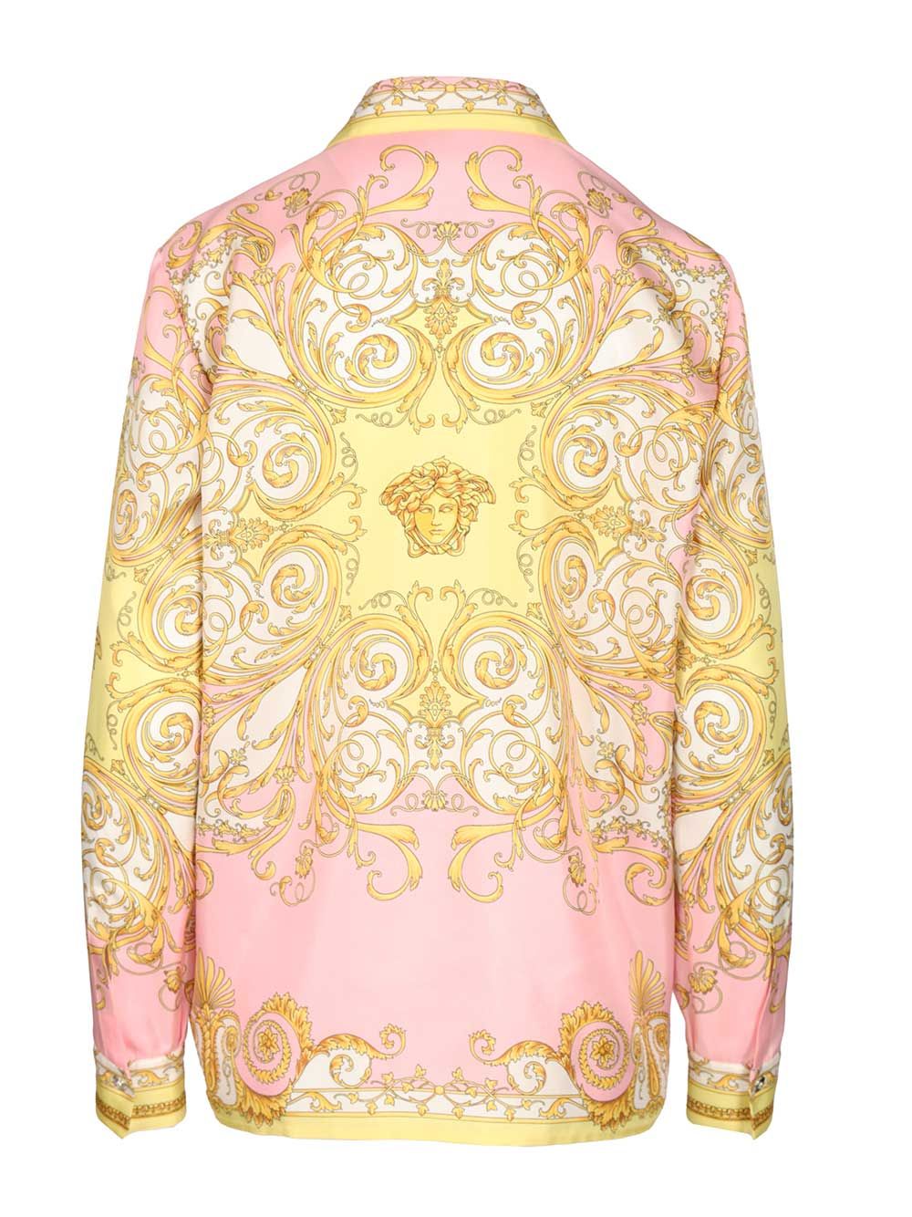 Versace Formal Shirt With Baroque Print Shirts - Rose | 59247c773a41a72dce1381d6643fba369d991f8c