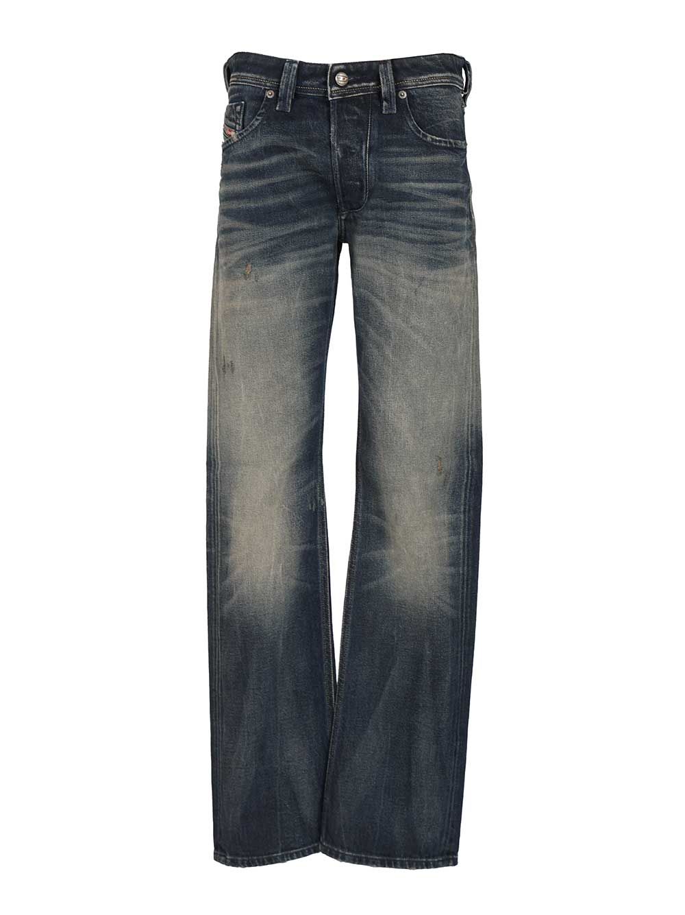 Diesel Straight Jeans - Blue | ec9d890b85540efc3b94c1037d662292cce6e63f