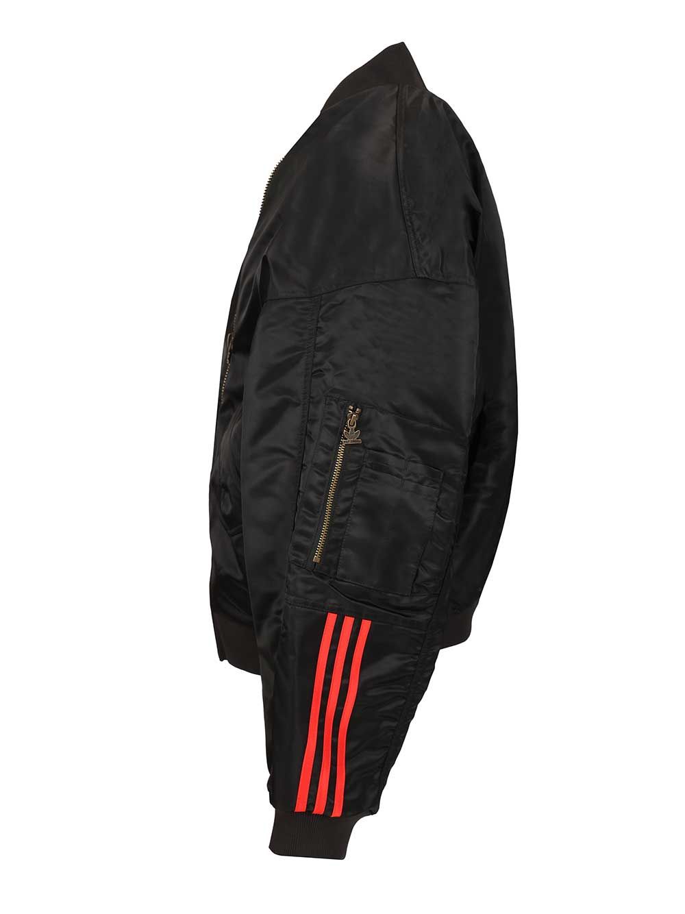 Adidas By Willy Chavarria Satin Bomber Jacket Jackets - Black | 3afc6a47b74467d39a1c5cf5dfbbf465f990de73