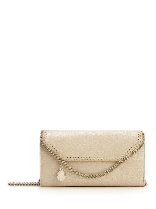 Falabella Chain Wallet With Shoulder Strap Crossbody Bags Gold