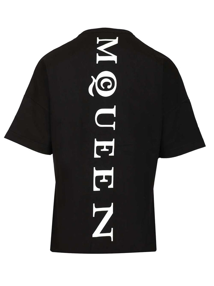 Mcqueen Oversized T-Shir T-Shirt - Black | 2058a034251b03d191b4b04a7ea12f6dd16fc834