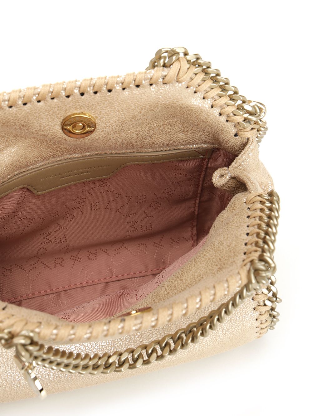 Stella Mccartney Tiny Falabella Crossbody Bags - Gold | 6aab1a75f2f573e7f1058770dbf849df6613f290