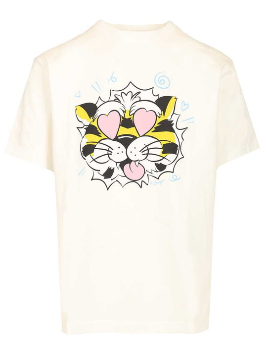 Kenzo Wild Tiger Oversize T-Shirt White