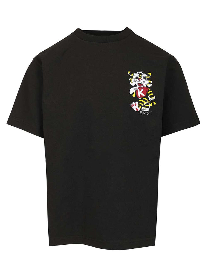 Kenzo Gots Kenzo Wild Tiger Embroidered Oversize T-Shirt - Black | e06f8ca323e50d413b1368c9ba1109454579f2d7