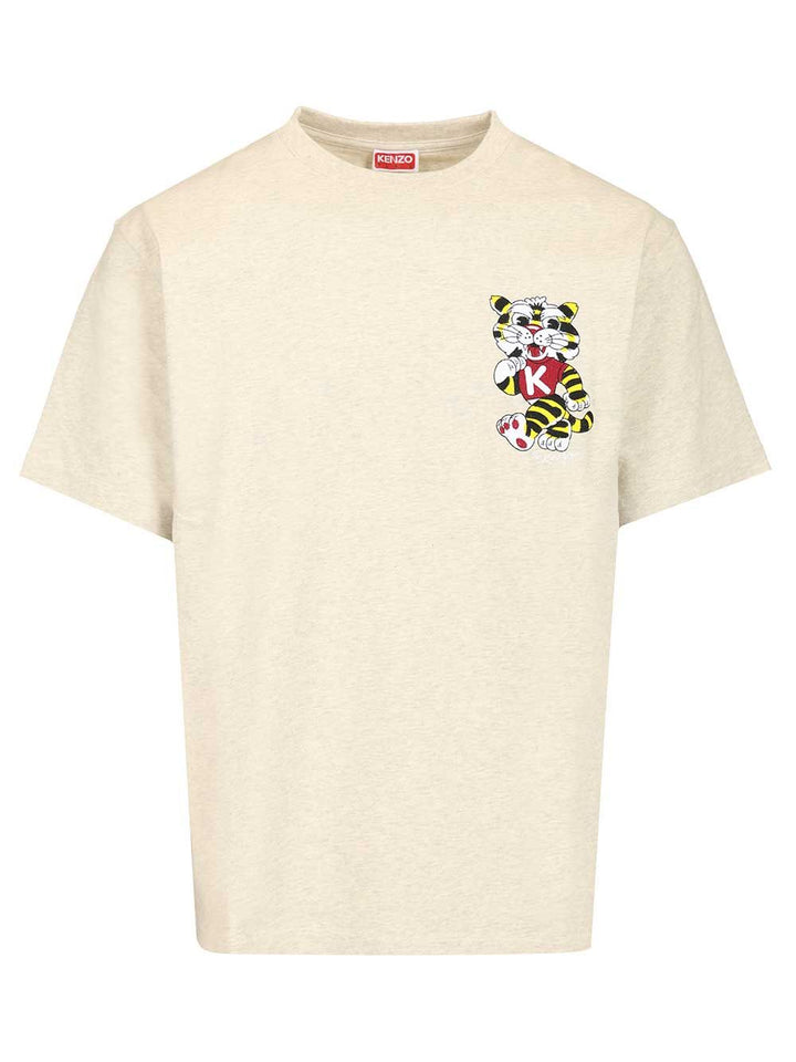 Kenzo Kenzo Wild Tiger T-Shirt - Grey | 7372c4c00d89261dd3788bf2abf8c3b3d146cfb6