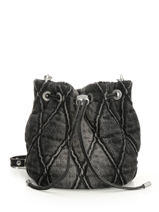 Charm-D S-Bucket Bag Crossbody Bags Grey