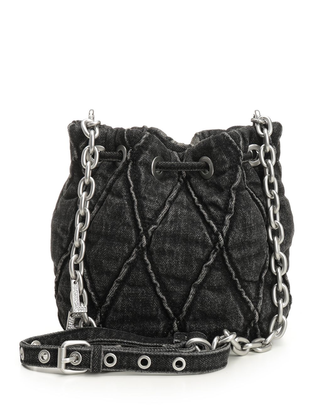 Diesel Charm-D S-Bucket Bag Crossbody Bags - Grey | d629bf41cceebcaf35d85a9d3199dfeb5c98c24d