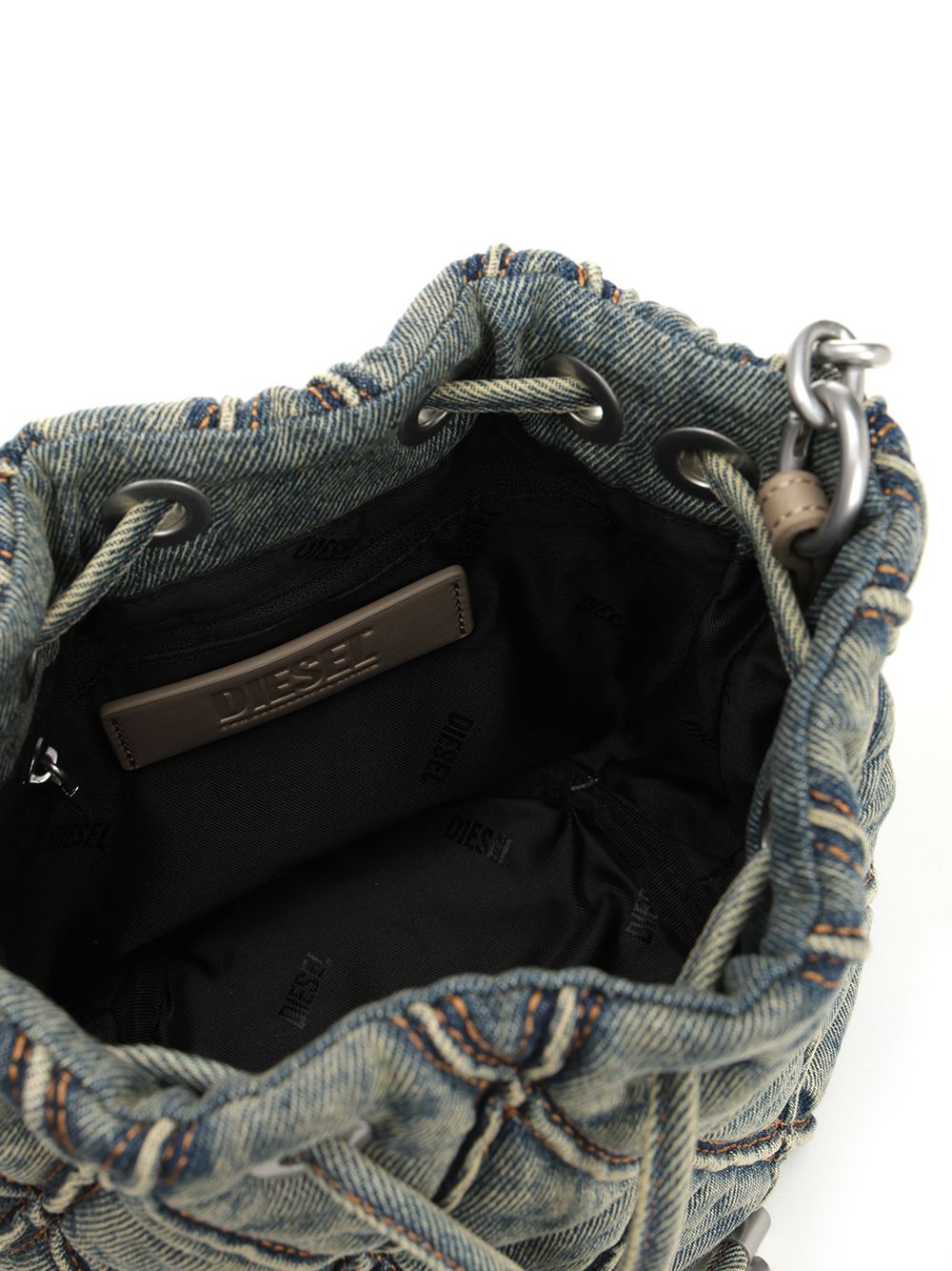 Diesel Charm-D S-Bucket Bag Crossbody Bags - Blue | 7d9c8ba43befdcab9e5cd53cd5faeb1d0e597b1f