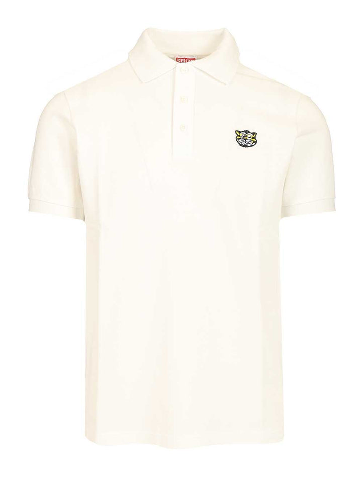 Kenzo Gots Kenzo Wild Tiger Slim Polo Polo shirt - White | ef80da1f317b00b6d5a5a819d02464df1161d57b