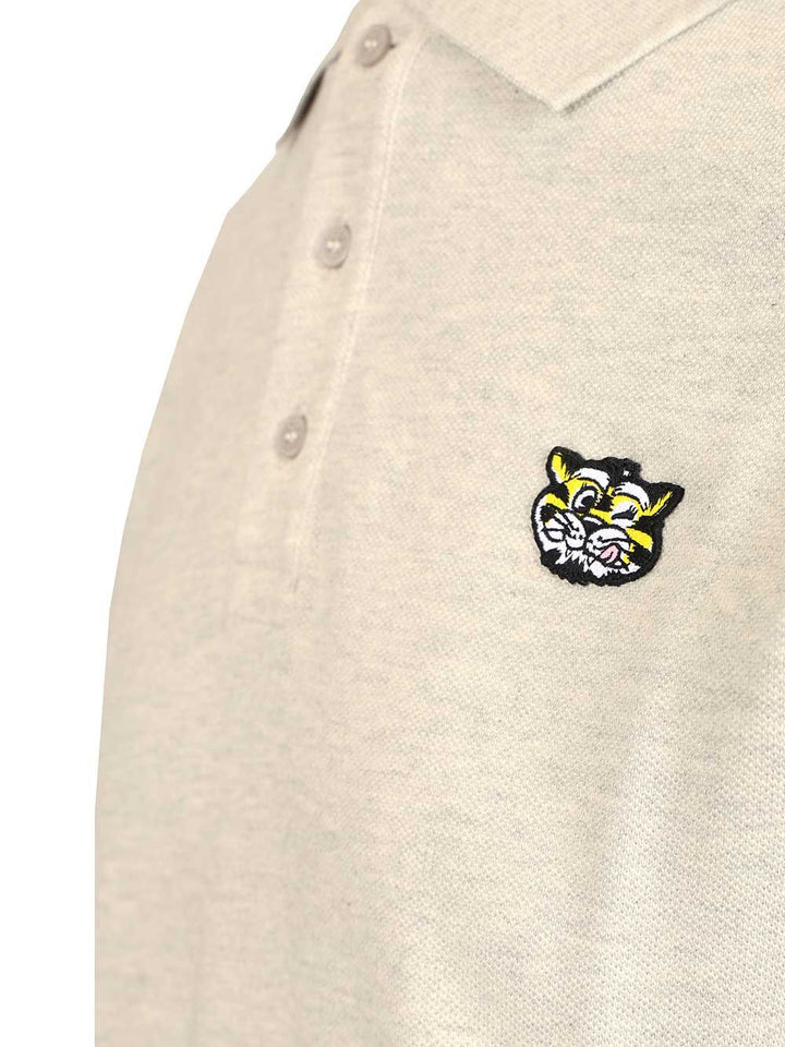Kenzo Kenzo Wild Tiger Polo shirt - Grey | f36d70bf29356cba750345cb0ccc960e20117bf3