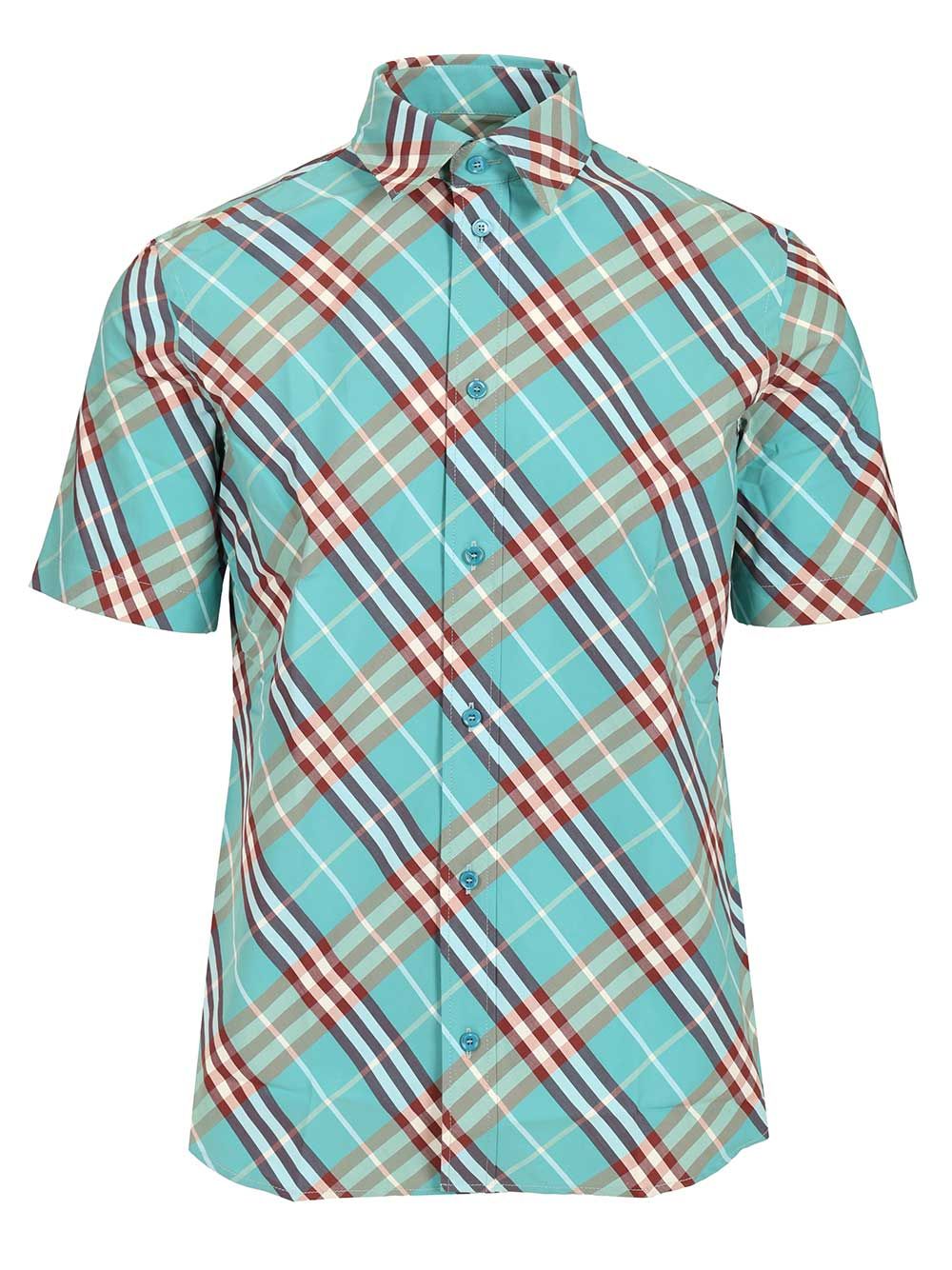Burberry Short-Sleeved Cotton Shirt T-Shirt - Light blue | 46e2673cc5d1d80768ad44b48f8c322e80a1ea0f