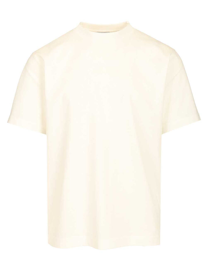 Burberry With Embroidered Burberry Logo T-Shirt - White | 54176705d27df124207664e2b399c41a4480f43e