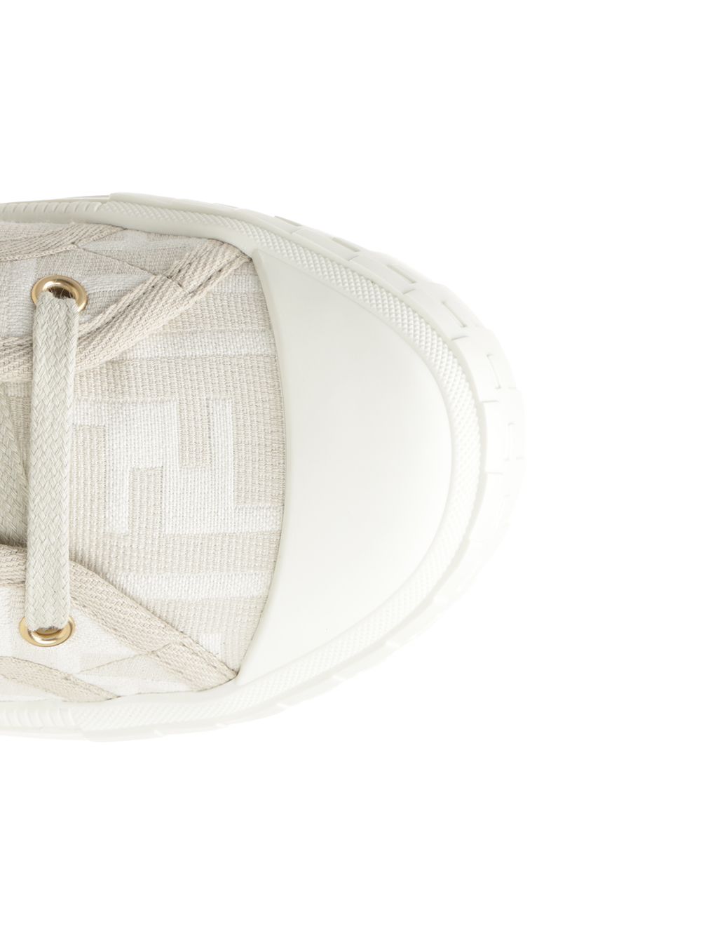 Fendi Domino Tessuto Jacquard Ff Sneakers - Beige | 4a7da15a372ee475e78e2c5956ce2879761c6787