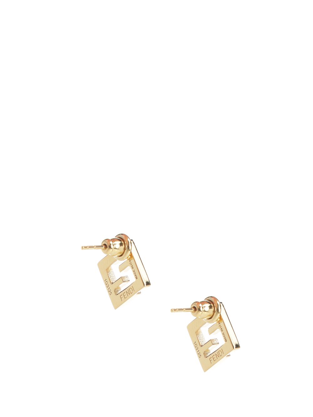Fendi Ff Earrings With Enamel Jewelry - Red | 58dfa810461f41b71d5b08e39405607474b2a9ea