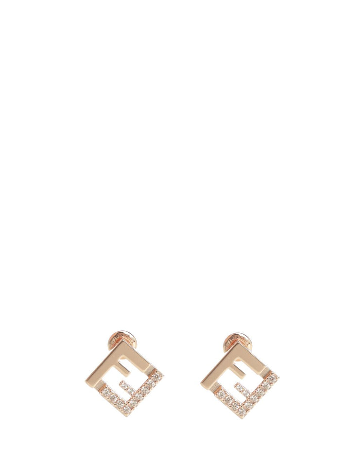Fendi Ff Earring Metallo/Crista Jewelry - Rose | c600c2851c04328b8bd0af1c0f0e66cf31d05918