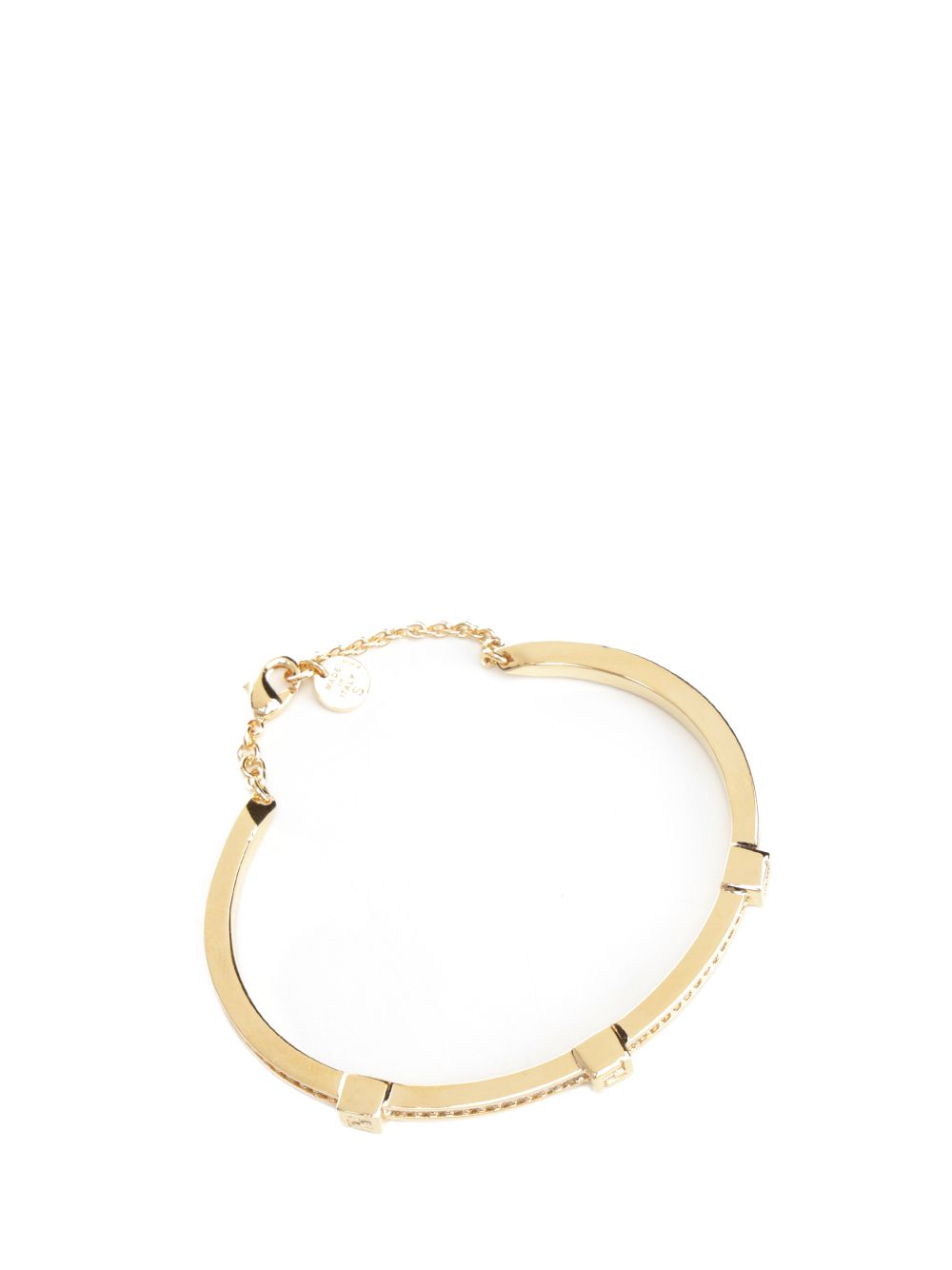 Fendi Ff Cube Bangle Metallo/Crista Jewelry - Gold | 3529005cc1cf4df7506eb58fe9289831d5628840