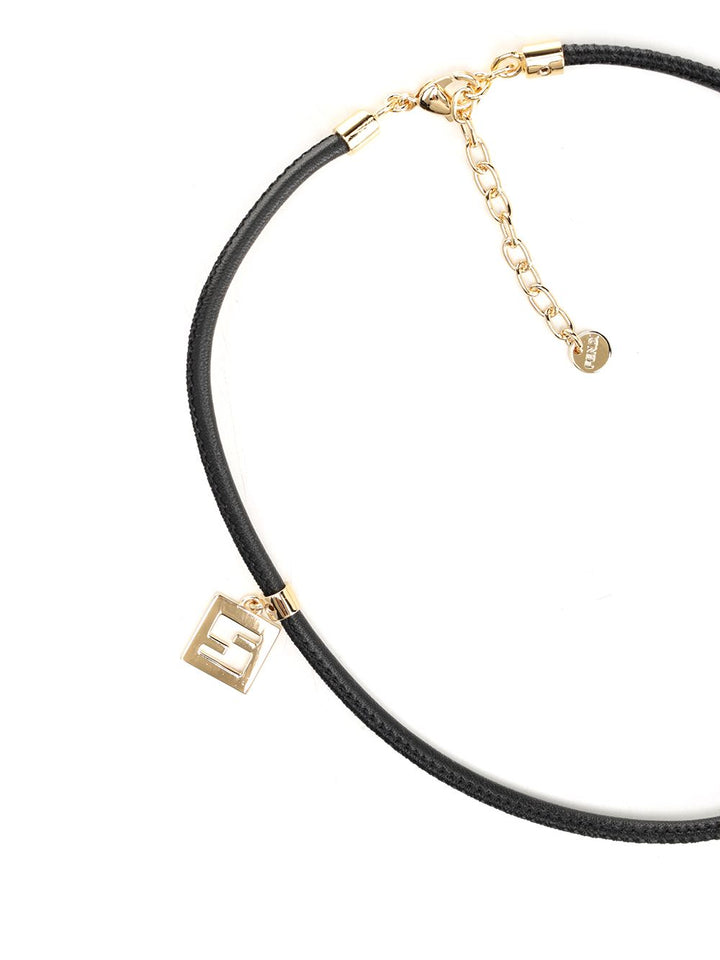 Fendi Ff Tubolare Lea Metallo/Vit.Se Jewelry - Black | 1ea5ca88ffa39b3925f450a03cedf83cf6960c06