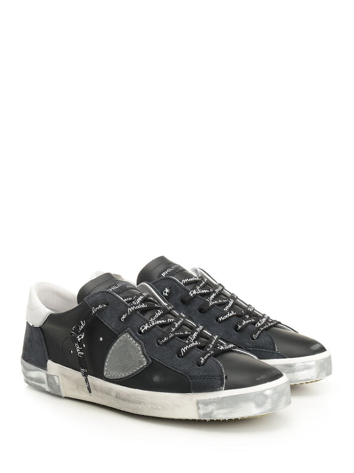 Philippe Model Prsx Low-Top Sneaker Sneakers - Black | 34223c5cd7d8a6313e3b85db24394cfbd6cf8e04