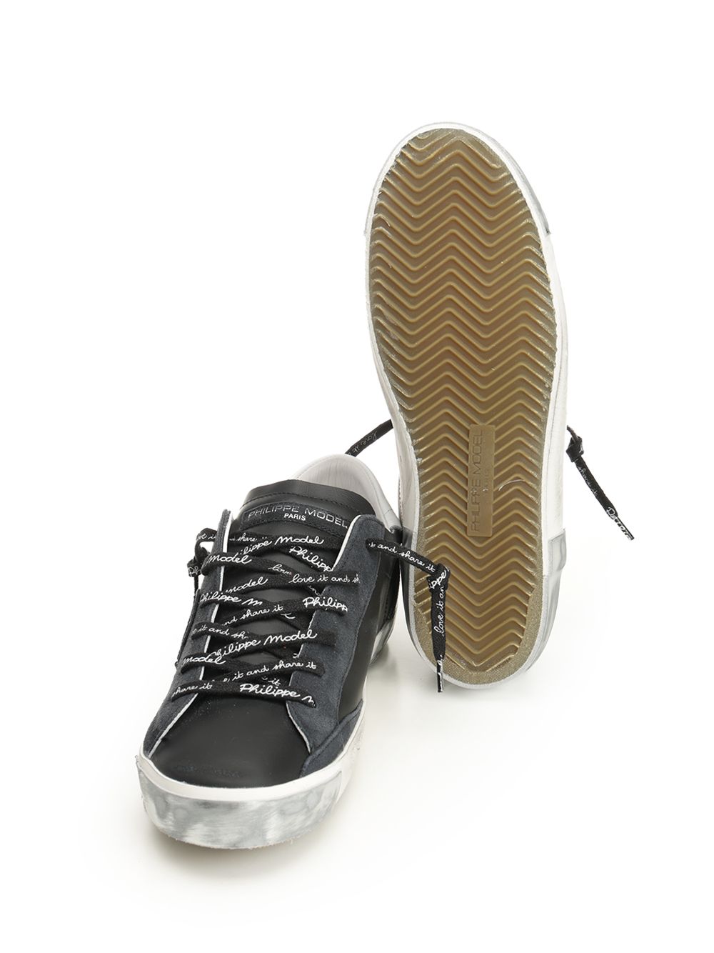 Philippe Model Prsx Low-Top Sneaker Sneakers - Black | 66ac4468dc1d965862b997729629d7b007949b2e