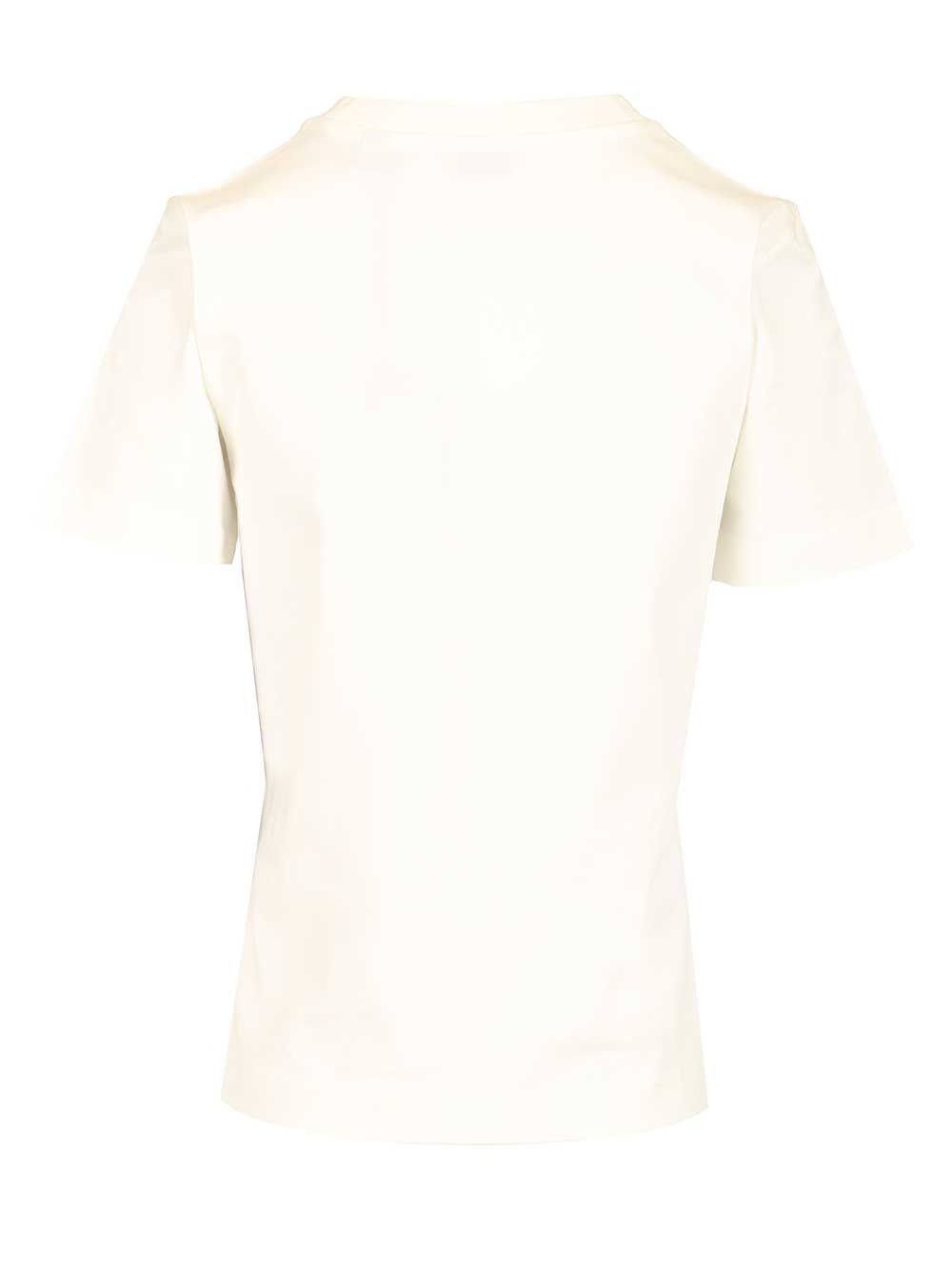 Burberry Cotton  With Logo T-Shirt - White | 914e7846896044ce5bd977d0ce9f0b8cb12511b2