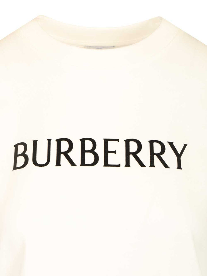 Burberry Cotton  With Logo T-Shirt - White | ad2153b2831dd698e13c552d4cc93fc07d14a27a