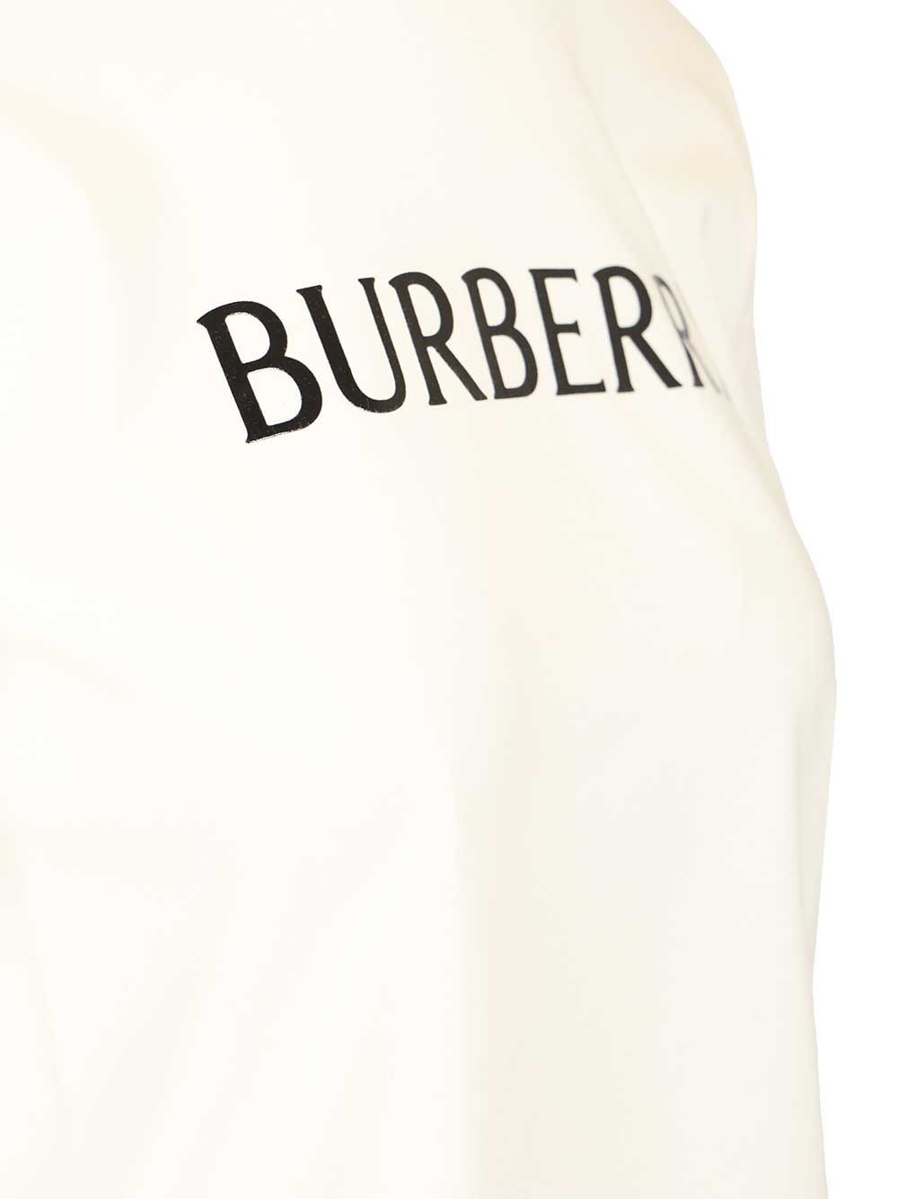 Burberry Cotton  With Logo T-Shirt - White | 125fa80ea4346eaecbf05d04113dc88084ee4ad8